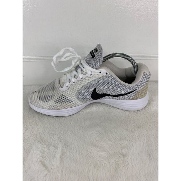 Nike Revolution 3 Women’s Running Shoes White Black Sz 9 819303-102 - Picture 7 of 11